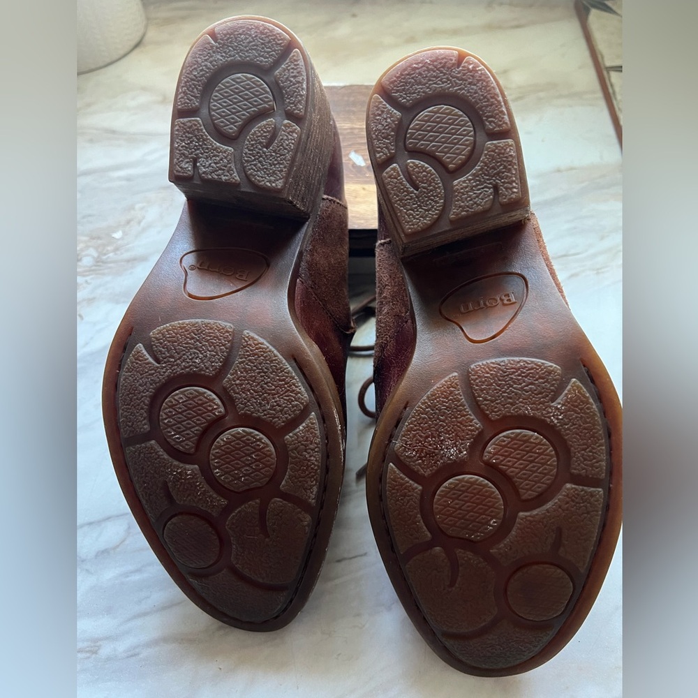 Born booties in cognac sz 7 - Picture 4 of 7
